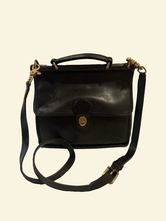 Coach Handbags - Vintage Coach Willis Crossbody Bag (Black)